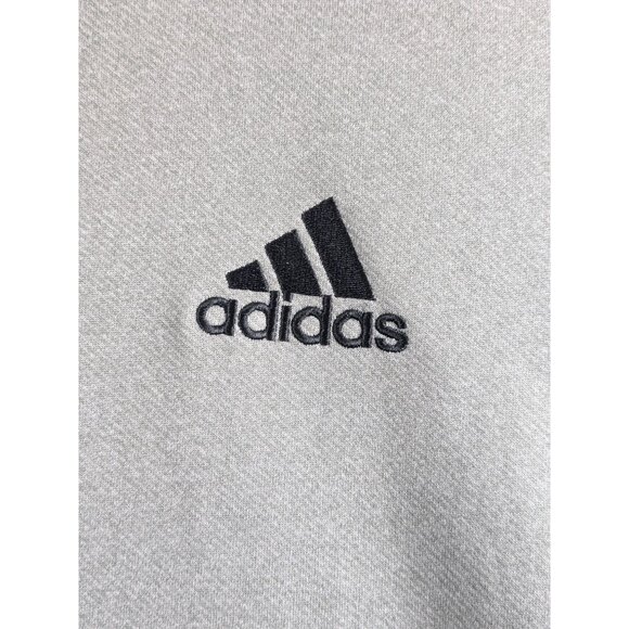 Adidas Mens Medium Grey AEROREADY 1/4 Zip Pullover Sweatshirt Long Sleeve NWT - Picture 8 of 16